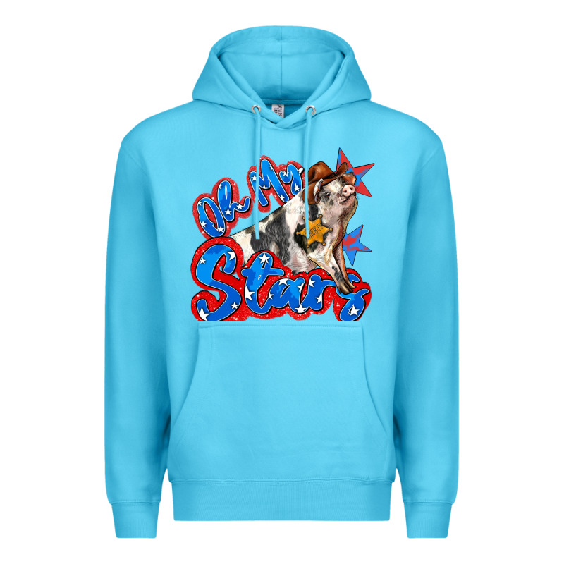 Oh My Stars Pig Premium Hoodie by Zillion Design Studio | Teevron