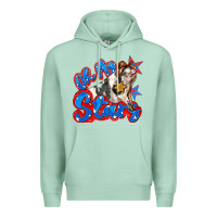 Seafoam oh my stars pig Premium Hoodie - Zillion Design Studio