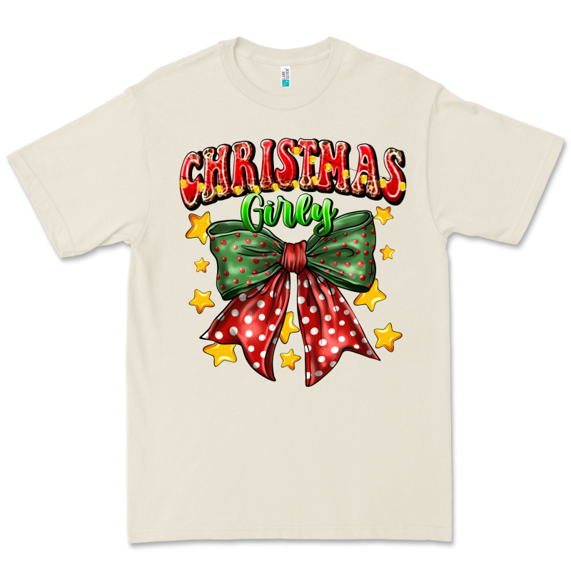 Festive Holiday Bow Design Premium Tee by CowhideDigitalArt | Teevron