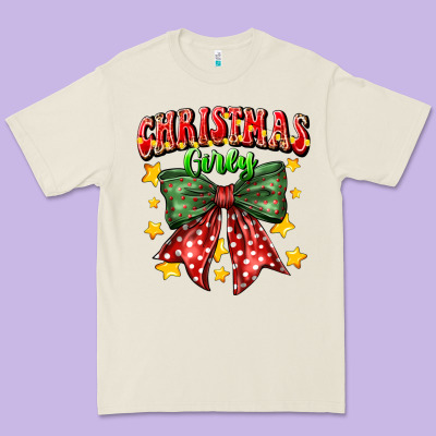 Festive Holiday Bow Design Premium Tee Designed By Cowhidedigitalart