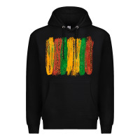 Black black history brushstroke Premium Hoodie - texasbilliewilder
