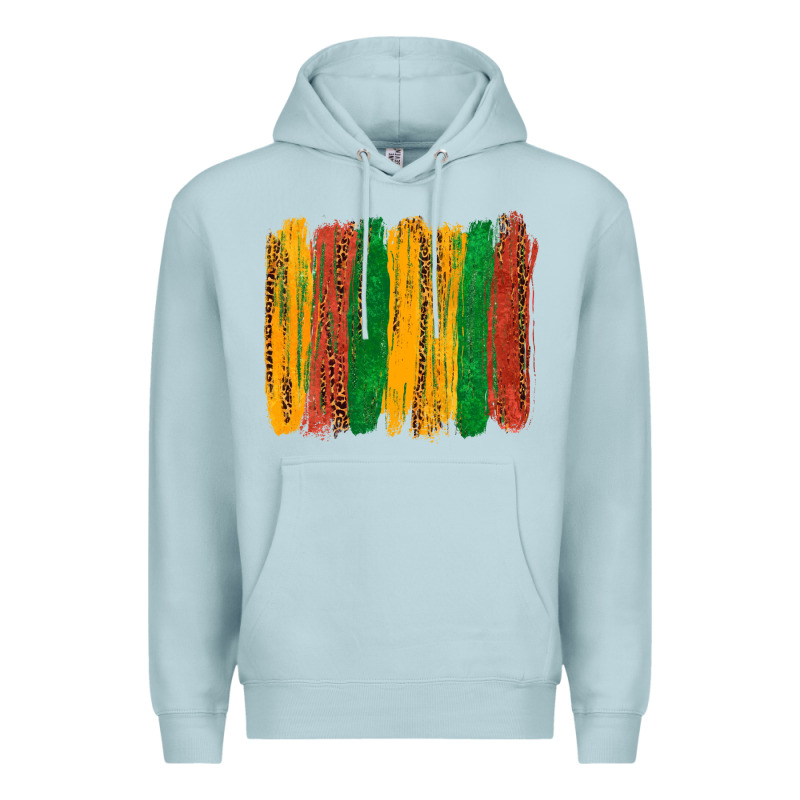 Black History Brushstroke Premium Hoodie by texasbilliewilder | Teevron