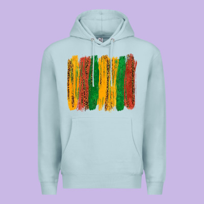 Black History Brushstroke Premium Hoodie Designed By Texasbilliewilder