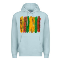 Blue Mist black history brushstroke Premium Hoodie - texasbilliewilder