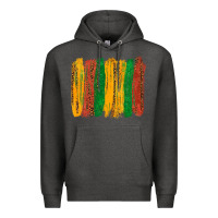 Charcoal Heather black history brushstroke Premium Hoodie - texasbilliewilder