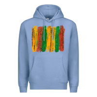 Colony Blue black history brushstroke Premium Hoodie - texasbilliewilder