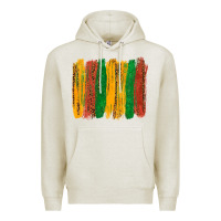 Oatmeal Heather black history brushstroke Premium Hoodie - texasbilliewilder