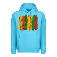 Ocean Blue black history brushstroke Premium Hoodie - texasbilliewilder