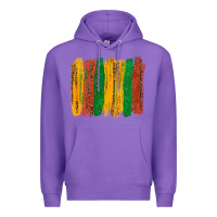 Purple black history brushstroke Premium Hoodie - texasbilliewilder