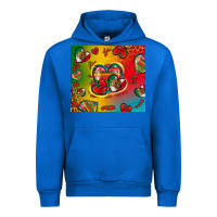 Cobalt mexico hearts Urban Hoodie - Zillion Design Studio