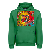 Emerald mexico hearts Urban Hoodie - Zillion Design Studio
