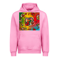 Fuchsia Pink mexico hearts Urban Hoodie - Zillion Design Studio
