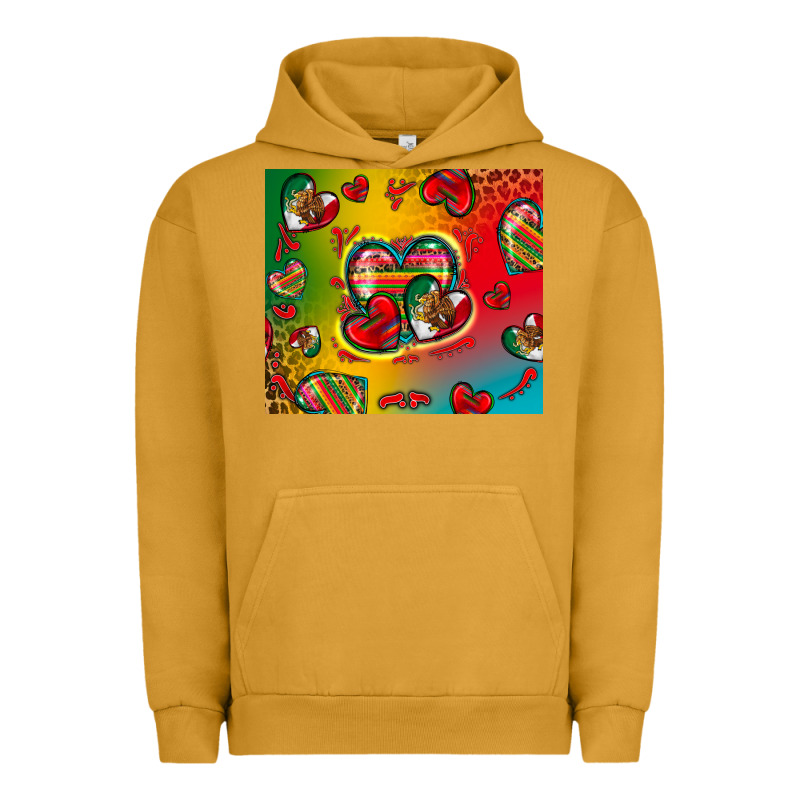 Mexico Hearts Urban Hoodie by Zillion Design Studio | Teevron