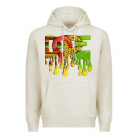 Oatmeal Heather black history juneteenth dope Premium Hoodie - texasbilliewilder