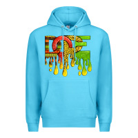 Ocean Blue black history juneteenth dope Premium Hoodie - texasbilliewilder