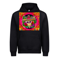 Black mexican skull Urban Hoodie - Zillion Design Studio