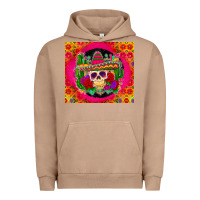 Pigment Burro mexican skull Urban Hoodie - Zillion Design Studio