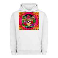 Pigment Lunar Rock mexican skull Urban Hoodie - Zillion Design Studio