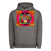Pigment Tornado mexican skull Urban Hoodie - Zillion Design Studio
