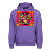 Tulip mexican skull Urban Hoodie - Zillion Design Studio