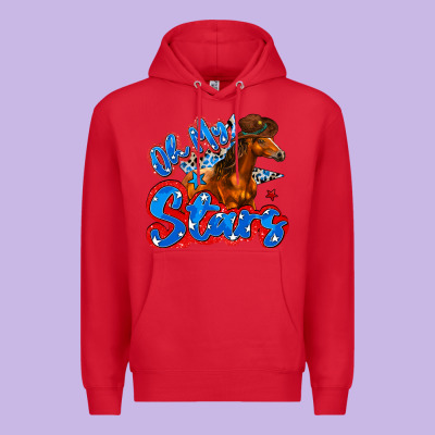 Oh My Stars Horse Premium Hoodie Designed By Zillion Design Studio