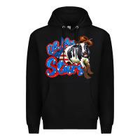 Black oh my stars cow Premium Hoodie - Zillion Design Studio