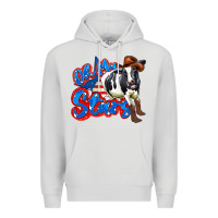 Dove Grey oh my stars cow Premium Hoodie - Zillion Design Studio