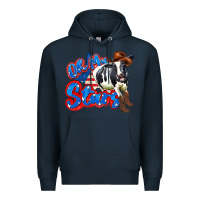 Navy oh my stars cow Premium Hoodie - Zillion Design Studio