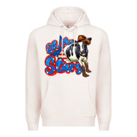 Pale Pink oh my stars cow Premium Hoodie - Zillion Design Studio