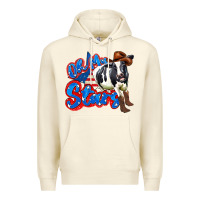 Sandshell oh my stars cow Premium Hoodie - Zillion Design Studio