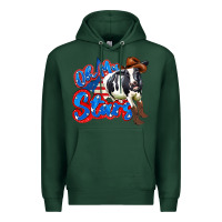 Sports Green oh my stars cow Premium Hoodie - Zillion Design Studio
