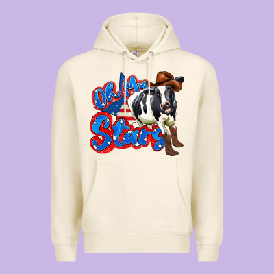 Oh My Stars Cow Premium Hoodie Designed By Zillion Design Studio