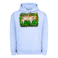 Pigment Grape Ice Thick Thighs Lucky Vibes Charolais Bull Urban Hoodie - RanaPortraitStore