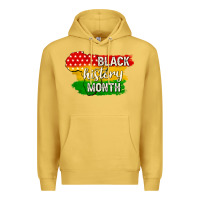 Antique Gold black history month Premium Hoodie - texasbilliewilder