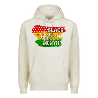Oatmeal Heather black history month Premium Hoodie - texasbilliewilder