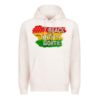 Pale Pink black history month Premium Hoodie - texasbilliewilder
