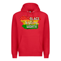 Red black history month Premium Hoodie - texasbilliewilder