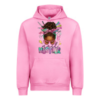 Nail Hustler Afro Messy Bun Urban Hoodie | Teevron