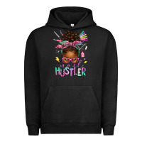 Pigment Black nail hustler afro messy bun Urban Hoodie - texasbilliewilder