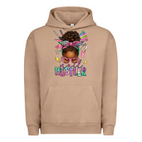 Pigment Burro nail hustler afro messy bun Urban Hoodie - texasbilliewilder