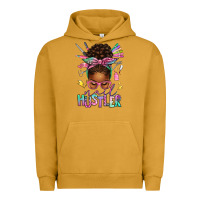 Pigment Peanut Butter nail hustler afro messy bun Urban Hoodie - texasbilliewilder