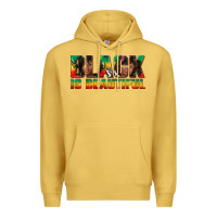 Antique Gold black is beautiful juneteenth Premium Hoodie - texasbilliewilder