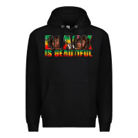 Black black is beautiful juneteenth Premium Hoodie - texasbilliewilder