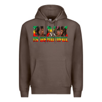 Coffee black is beautiful juneteenth Premium Hoodie - texasbilliewilder