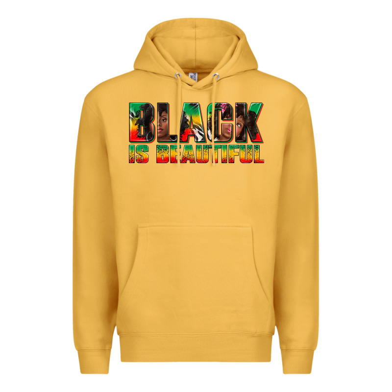 Black Is Beautiful Juneteenth Premium Hoodie by texasbilliewilder | Teevron