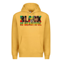 Mustard black is beautiful juneteenth Premium Hoodie - texasbilliewilder