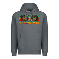 Rock black is beautiful juneteenth Premium Hoodie - texasbilliewilder