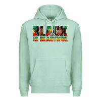 Seafoam black is beautiful juneteenth Premium Hoodie - texasbilliewilder