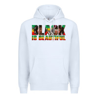 White black is beautiful juneteenth Premium Hoodie - texasbilliewilder