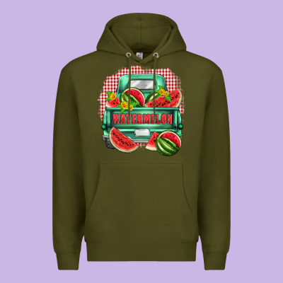 Watermelon Truck Premium Hoodie Designed By Zillion Design Studio